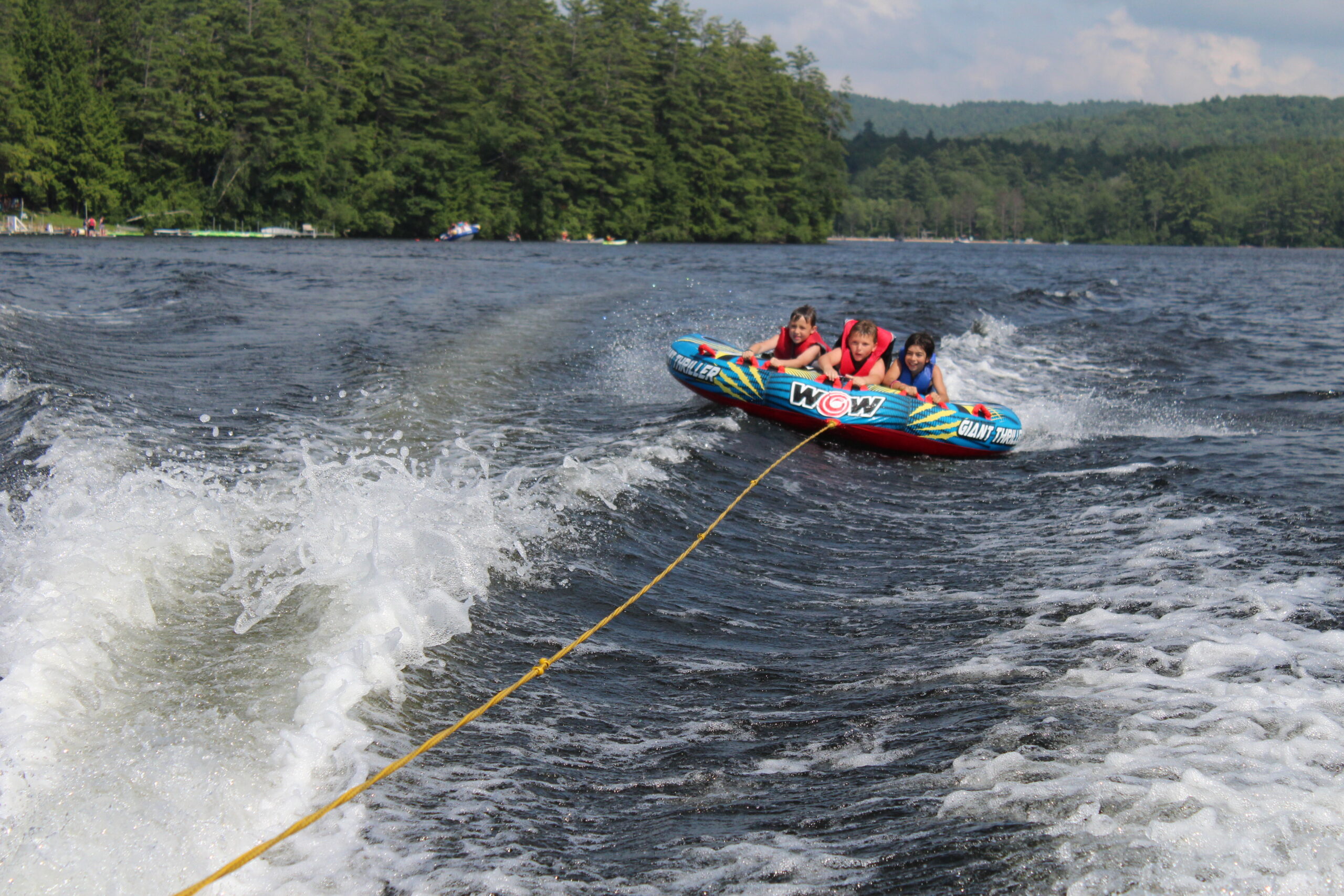 Waterskiing and Tubing